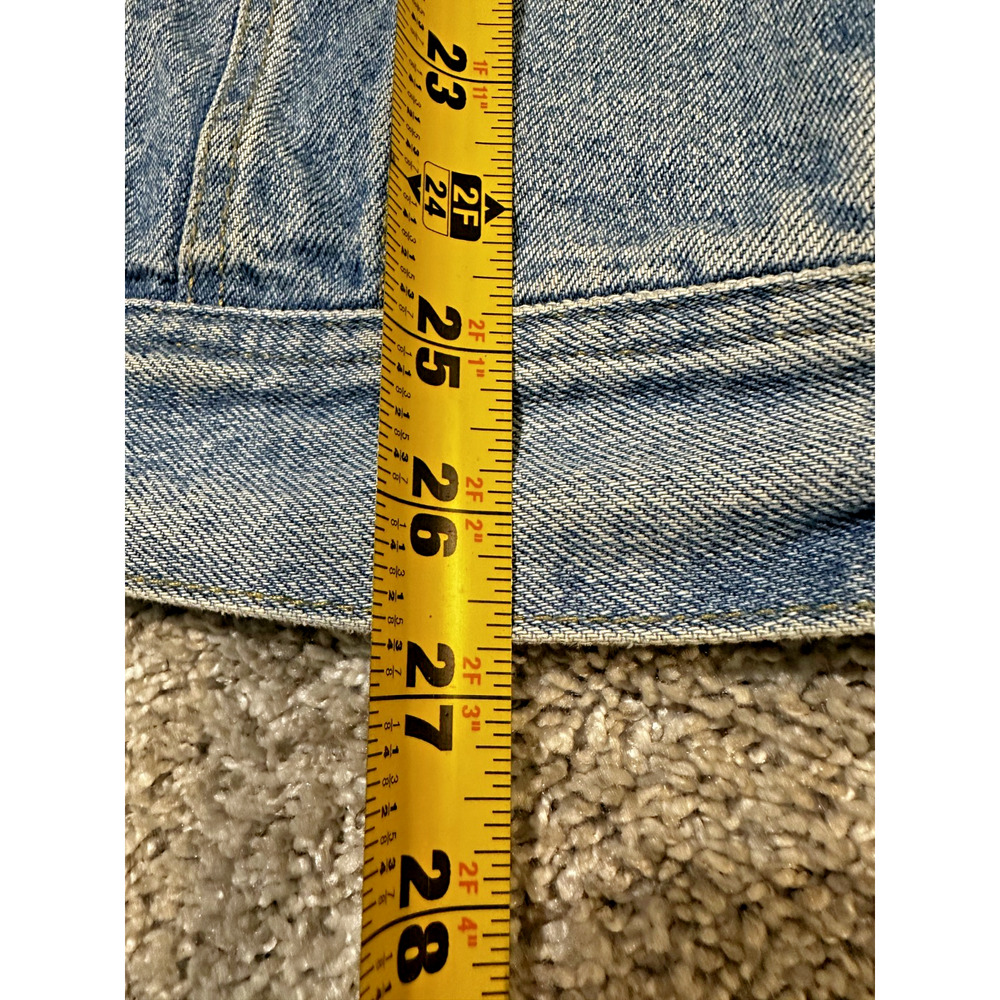 Vintage Lee Denim Jacket Men’s Medium Blue Jean Trucker 100% Cotton USA Made - Picture 5 of 6